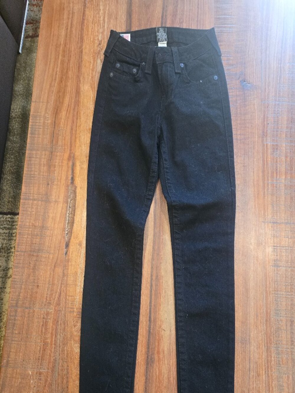 🖤 True Religion "Halle" High-Rise Super Skinny – Sleek Black 🖤